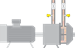 Pressure measurement on the refiner 