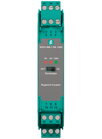 Sprzężenie segmentów Profibus PA/DP - Złącze segmentowane z Profibus DP na Profibus PA