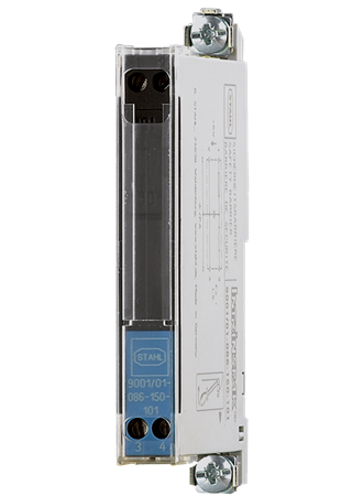 Bariera bezpieczeństwa typu 9001 - Bariera bezpieczeństwa dla iskrobezpiecznej transmisji prądu pomiarowego w strefie 1