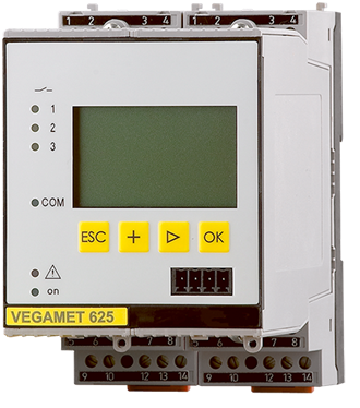 VEGAMET 625 - Controlador e instrumento de visualización para sensores de nivel
